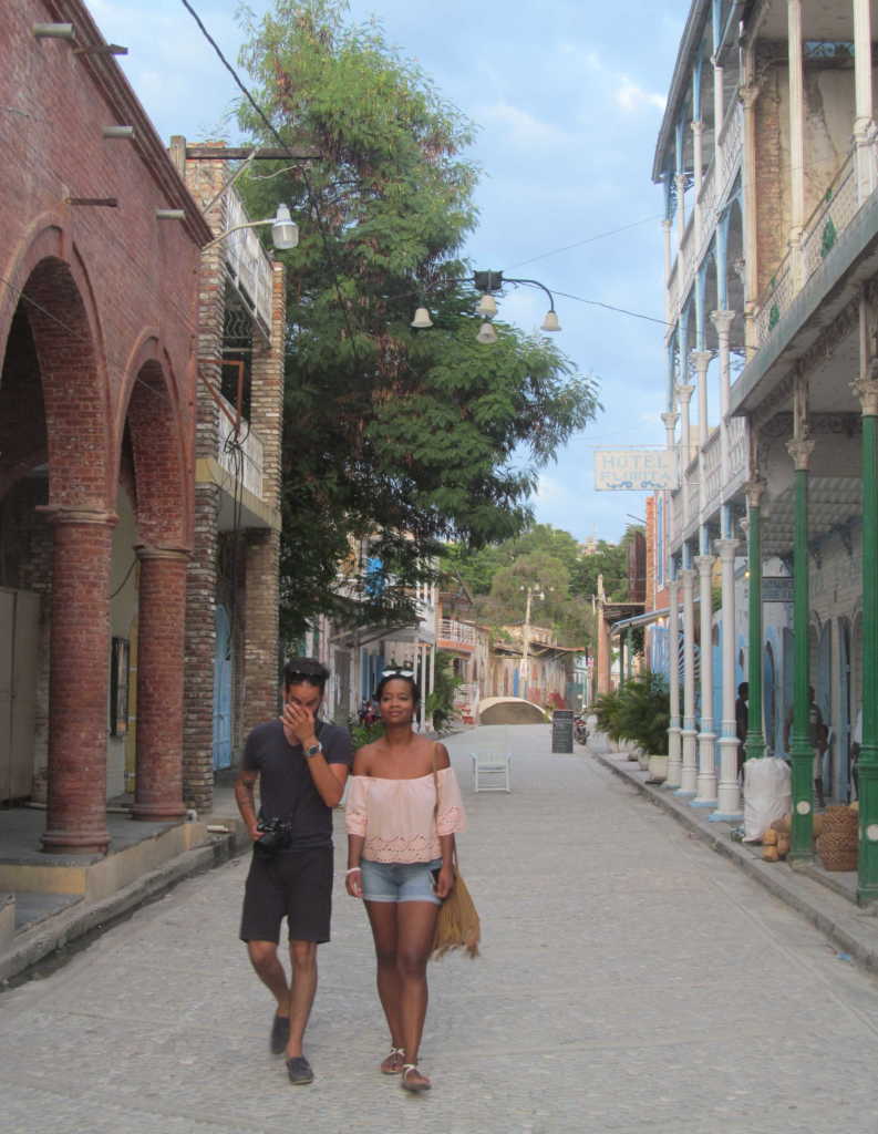 Rue du Commerce à Jacmel.