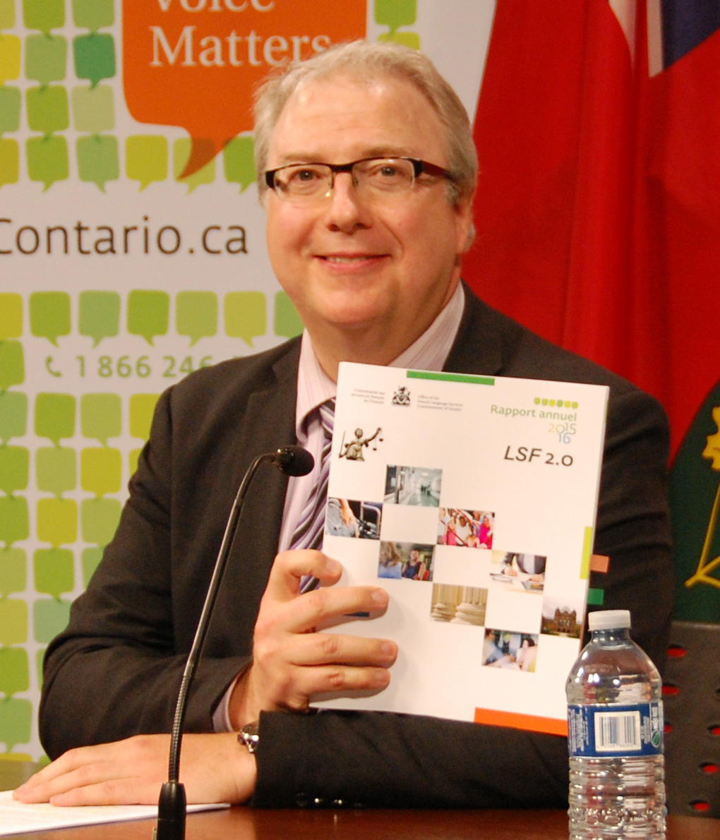 Le commissaire aux services en français de l'Ontario, François Boileau.