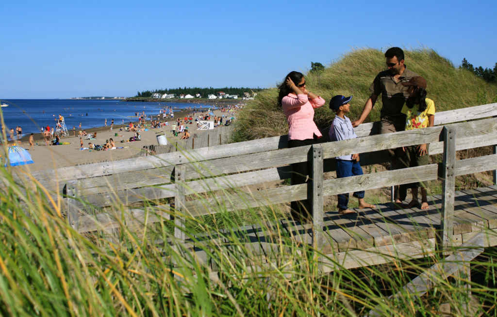 Dans la région de l’Atlantique (ici à Shédiac), les plages ont la cote. (Photo: Tourisme Nouveau-Brunswick)