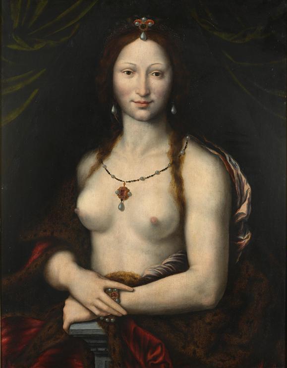 Portrait de femme en Joconde nue, Mona Vanna par Joos van Cleve, Musée national de Prague, République tchèque (p.249).