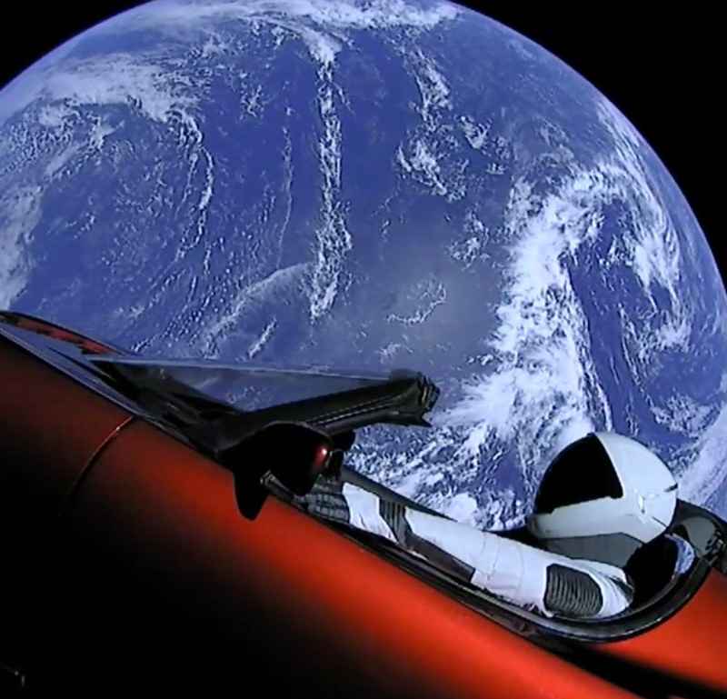 SpaceX-Tesla-Starman-Falcon Heavy