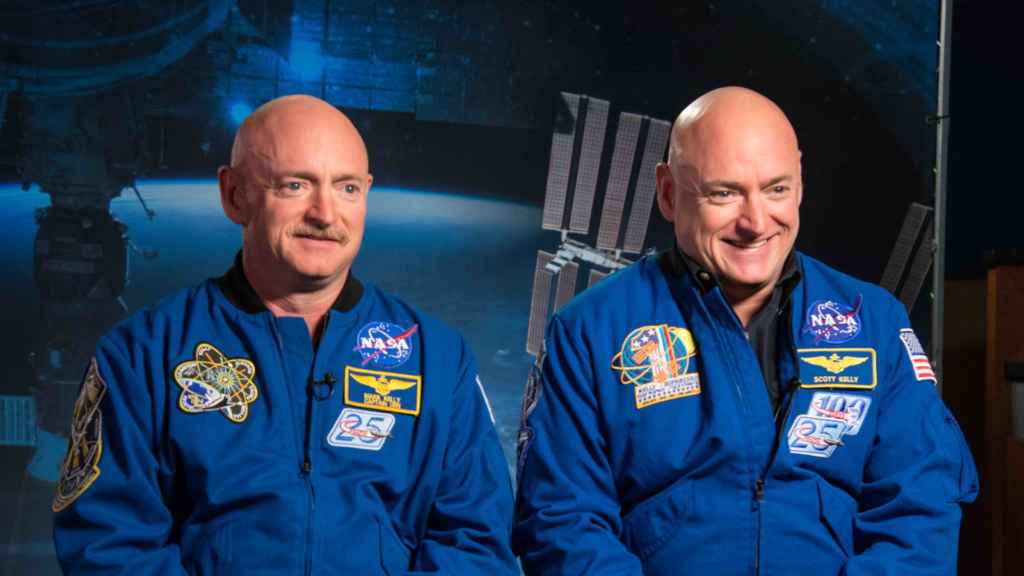 jumeaux astronautes Mark et Scott Kelly