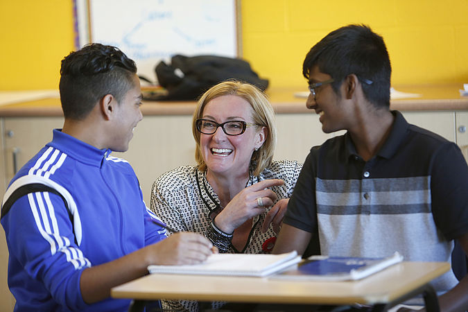 La directrice de l’école secondaire Gaétan-Gervais d’Oakville