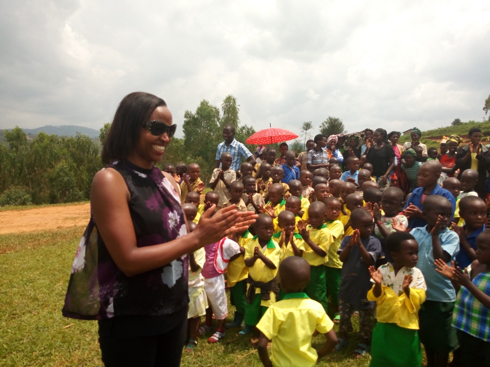 école maternelle construite au Rwanda par l'association "Le chemin de la lumière" 2017