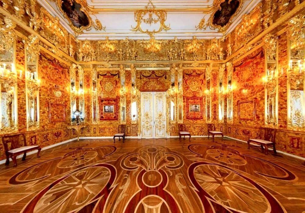 La Chambre d'ambre, une pièce d'art bien étrange