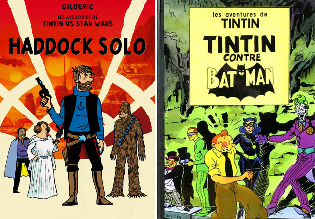  parodie couverture Tintin