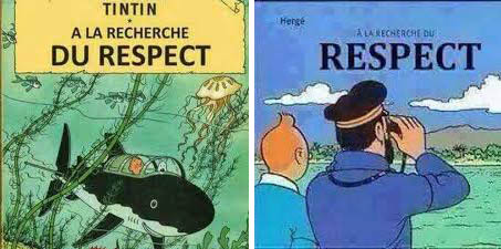  parodie couverture Tintin