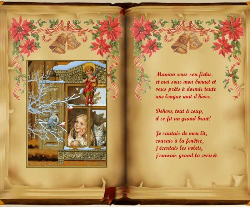 poème «A visit from St. Nicholas», de Clement Clarke Moore, La nuit avant Noël