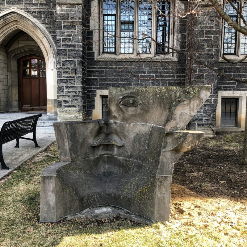 Changement de perspective by Evan Penny near Hart House at UofT