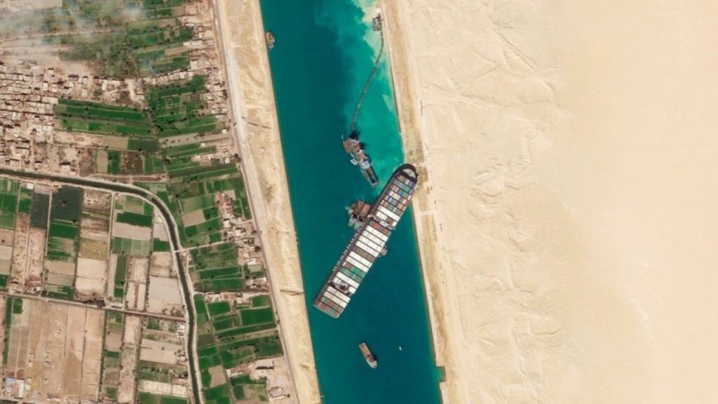 Canal de Suez porte-conteneurs