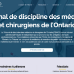 Ordre des médecins, Tribunal de discipline