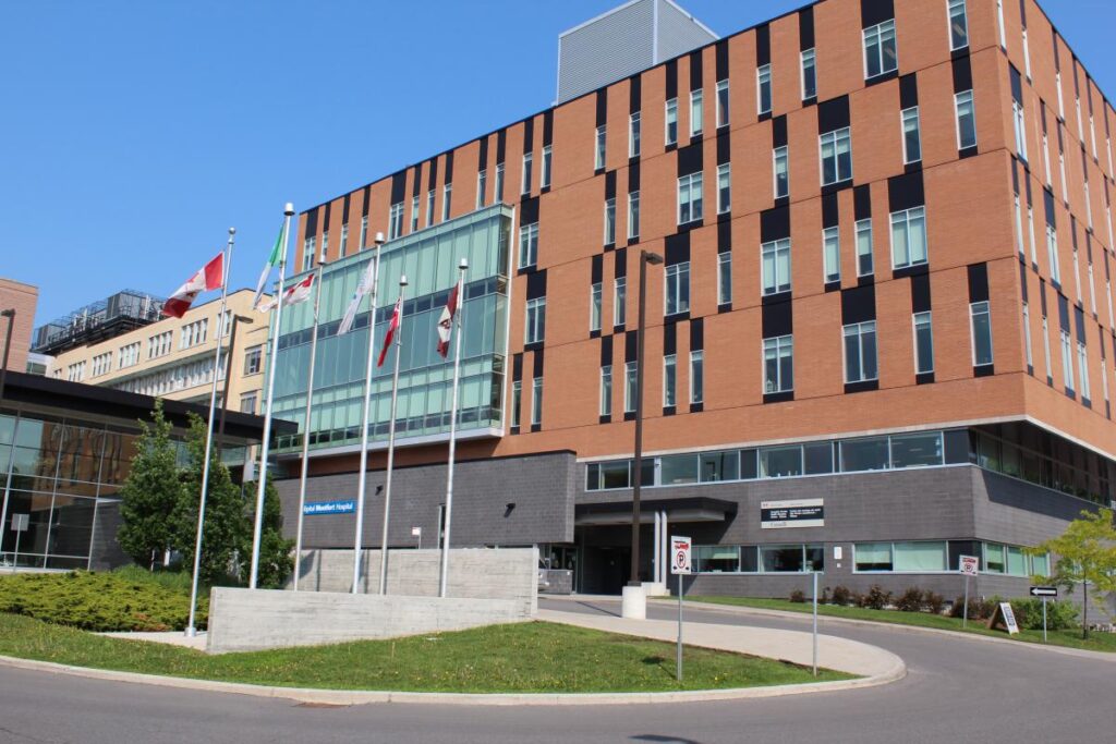 L'hôpital Montfort à Ottawa.