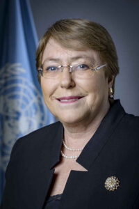 Michelle Bachelet, haute-commissaire des Nations Unies aux droits de l’homme.