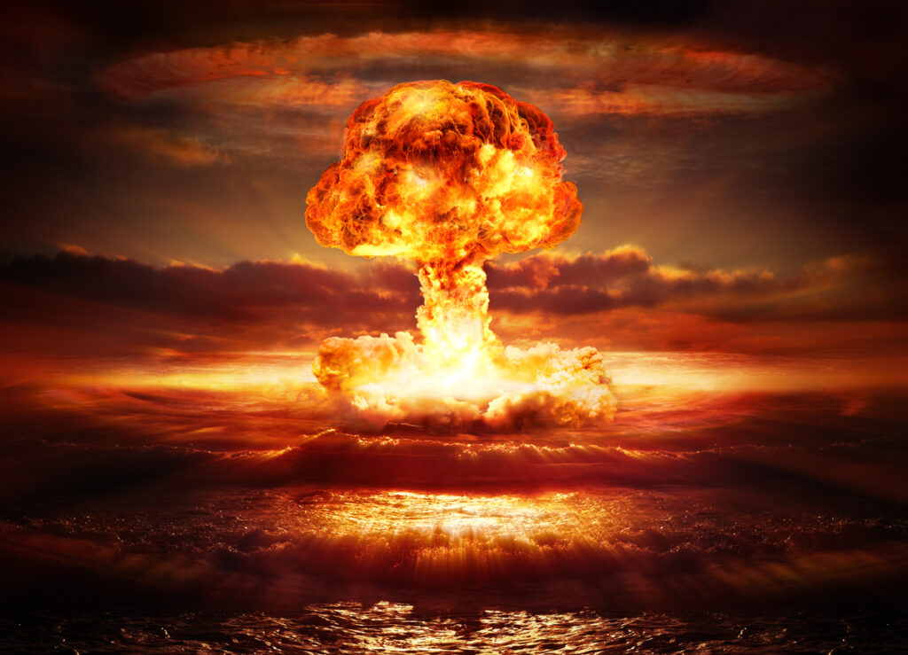 explosion nucléaire, atomique, guerre nucléaire