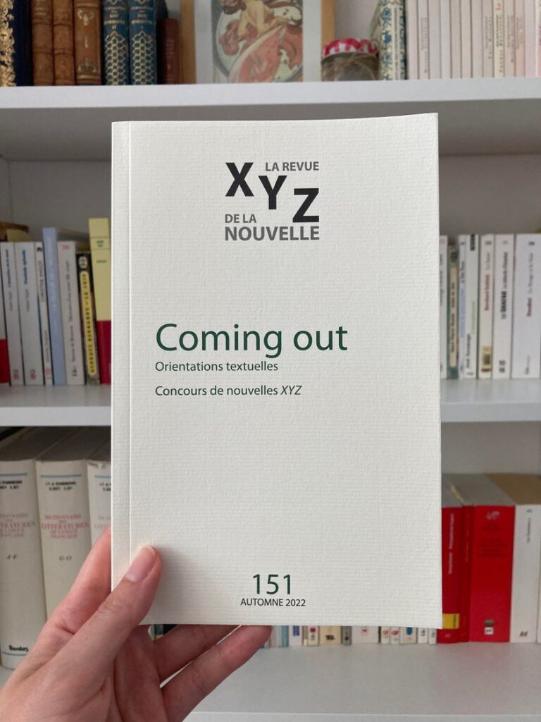Collectif, Coming out - Orientations textuelles, Montréal, revue XYZ