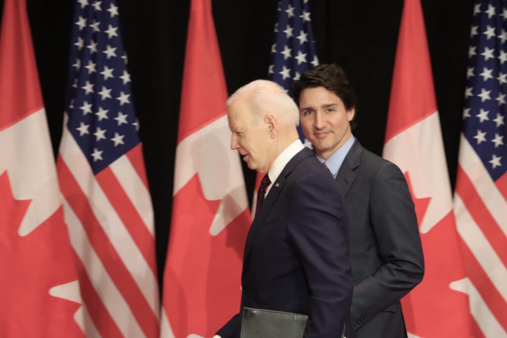 Joe Biden et Justin Trudeau