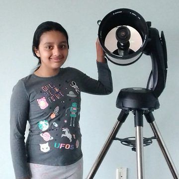 élèves Viamonde Arushi Nath astronomie