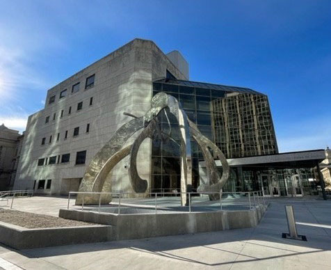 La palais de justice du Manitoba, à Winnipeg. juge