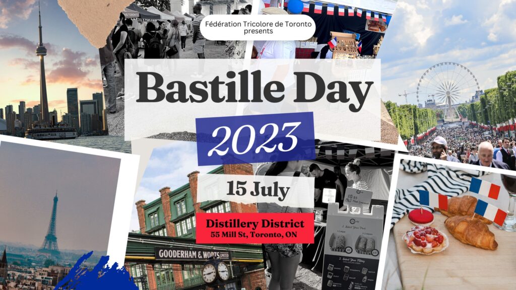 bastille day 2023 14 juillet toronto federation tricolore
