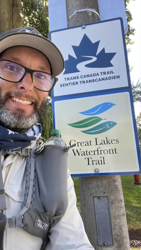 Yannick Proulx, marche, traversée du Canada