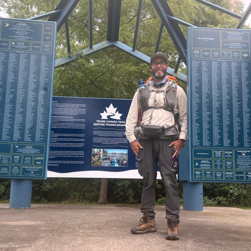 Yannick Proulx, marche, traversée du Canada