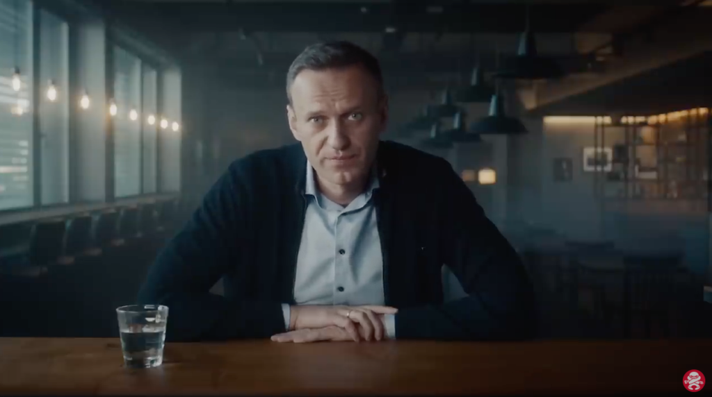 liberté d'expression, Alexeï Navalny dans la vidéo de son testament politique.