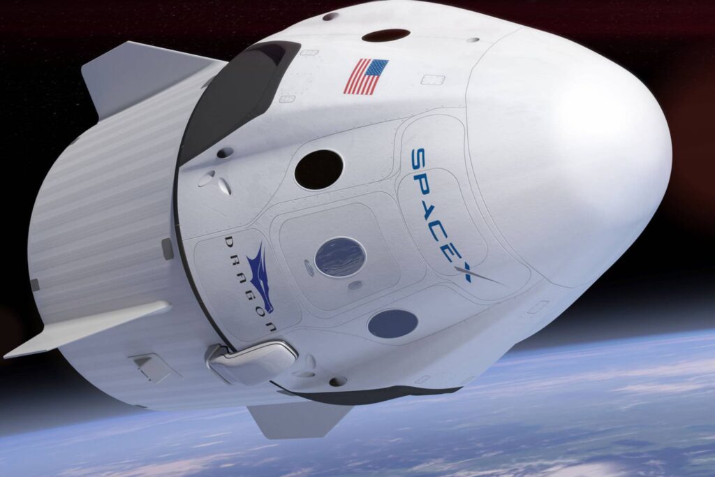 espace, La capsule Dragon de SpaceX.