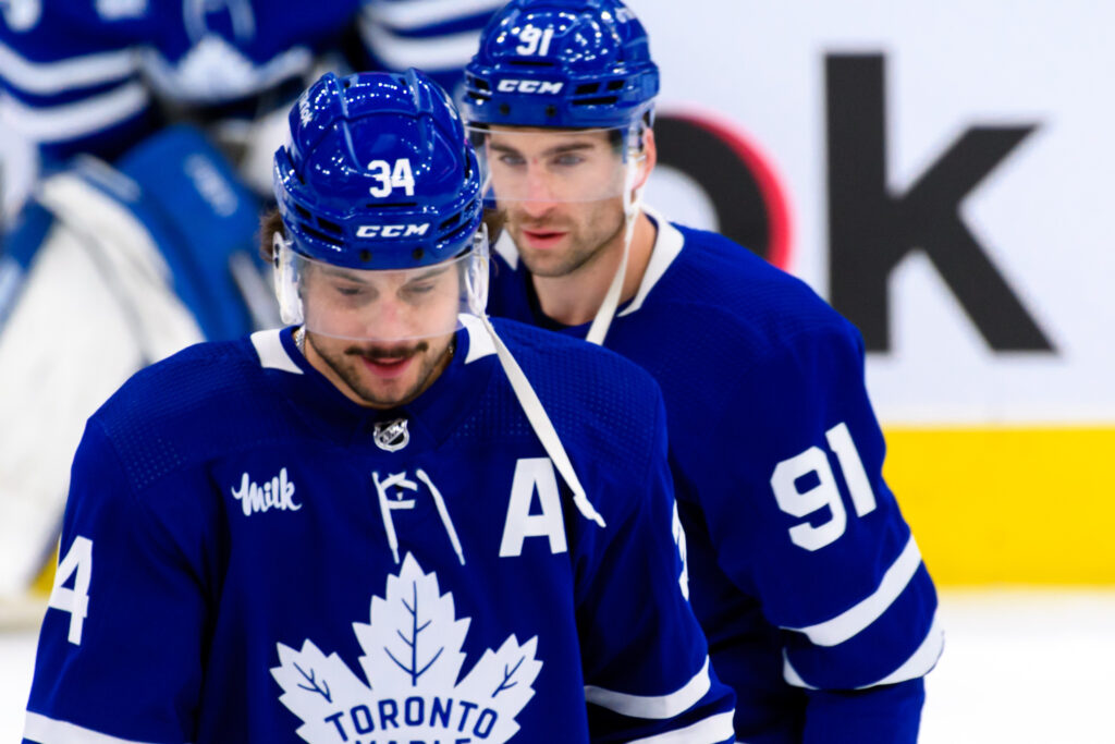 Auston Matthews et John Tavares