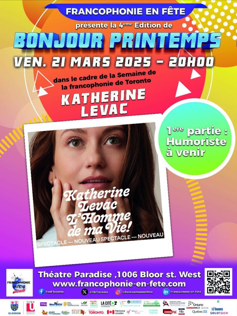 Katherine Levac, Francophonie en fête