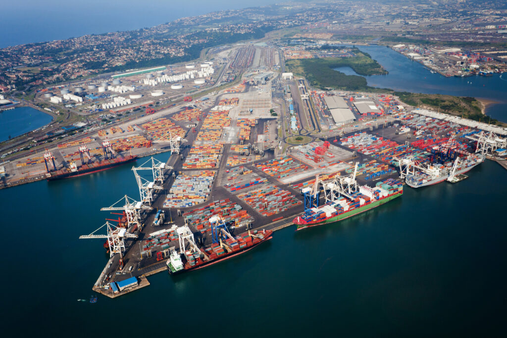 Le port de Durban en Afrique du Sud