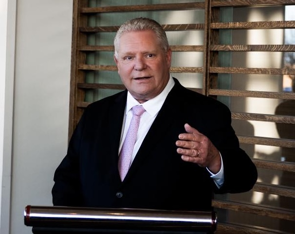 tarifs, Le premier ministre de l'Ontario, Doug Ford.