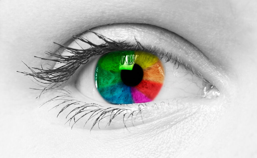 couleur, oeil