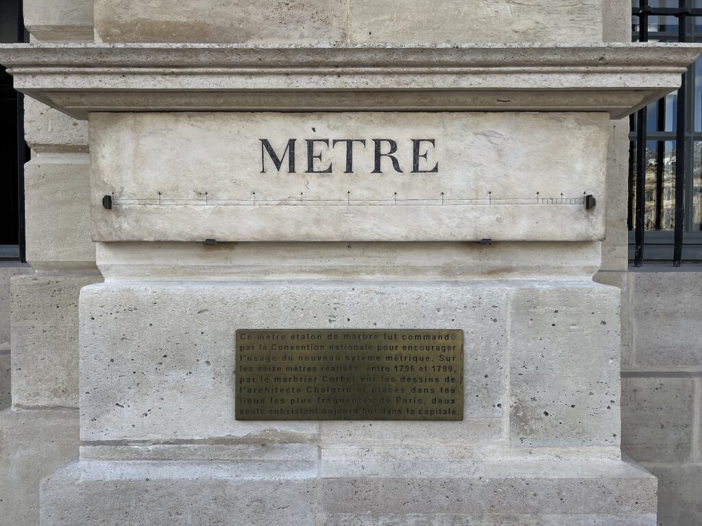 mètre, système métrique
