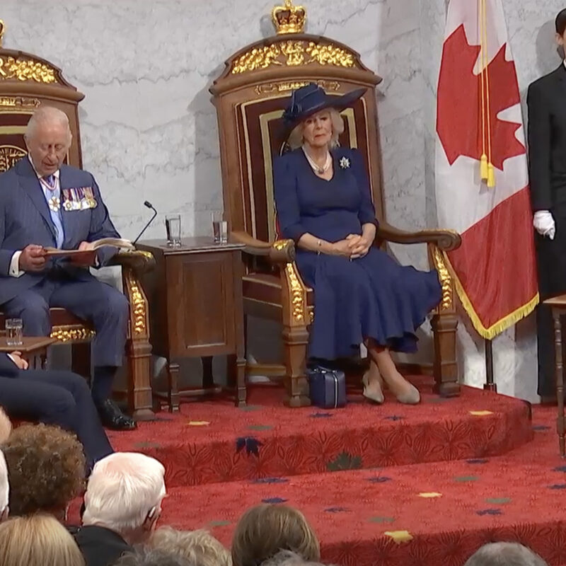 discours du trône, roi Charles III