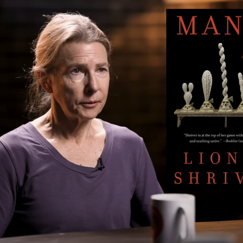 frénésie, La journaliste et romancière Lionel Schriver. Son dernier ouvrage: Mania.