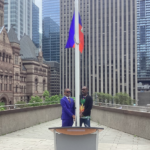 Lever du drapeau d'Haiti