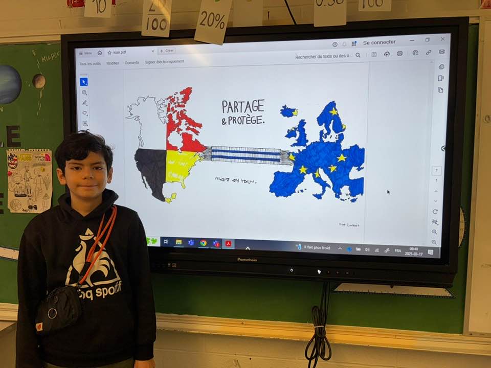 école Pierre-Elliott-Trudeau, concours Imaginez le Canada