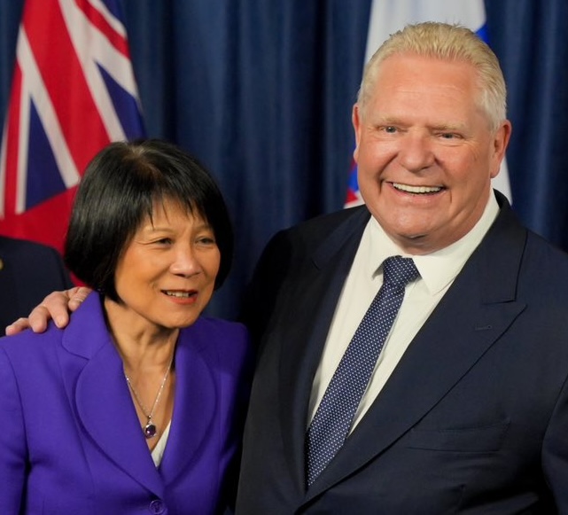 Doug Ford et Olivia Chow