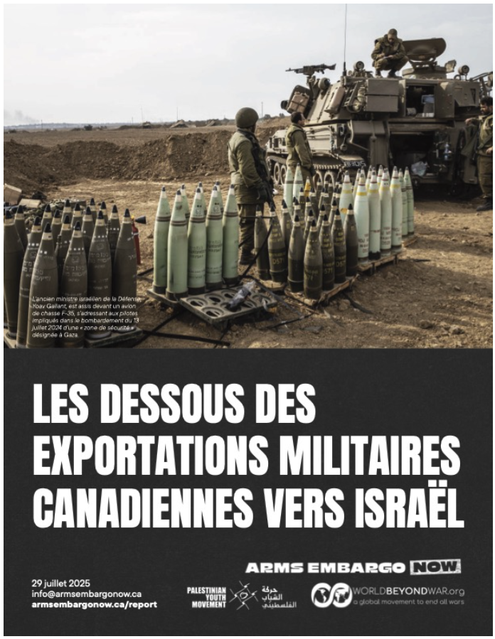 armes, Canada Israël