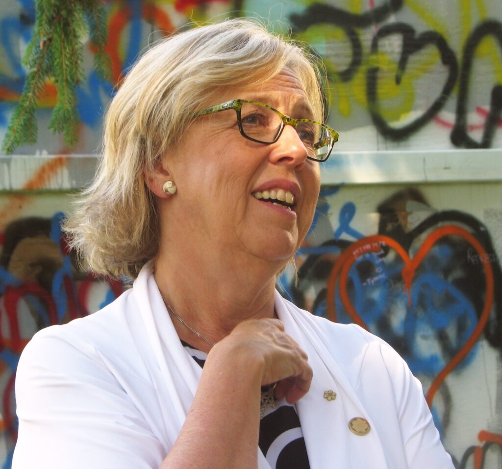 Elizabeth May, cheffe du Parti vert