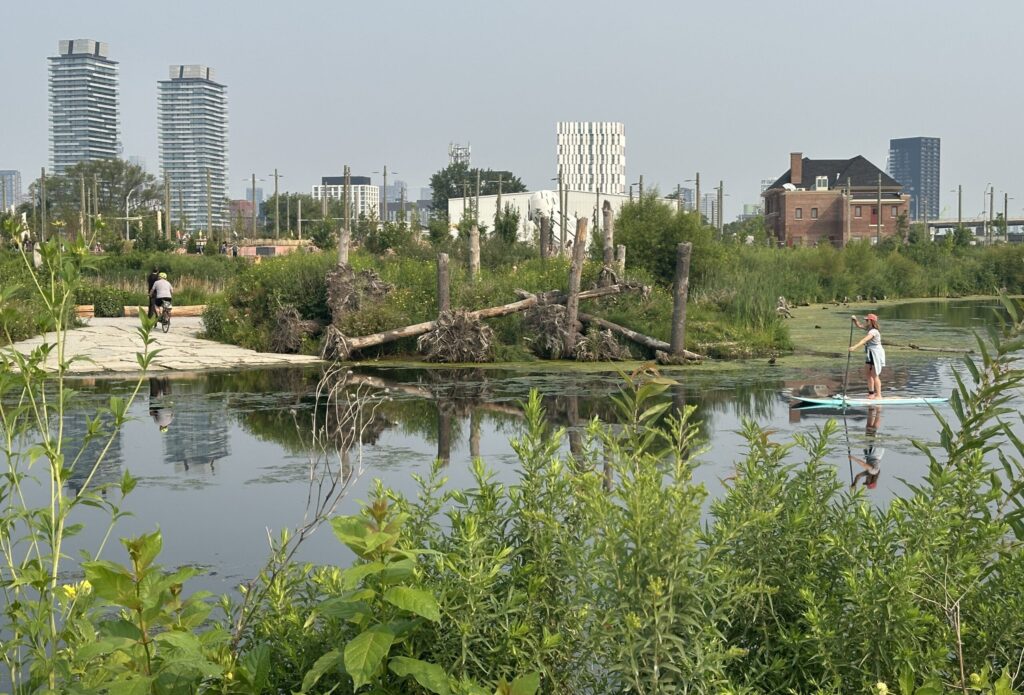 Parc Biidaasige, Port de Toronto, Embouchure de la rivière Don