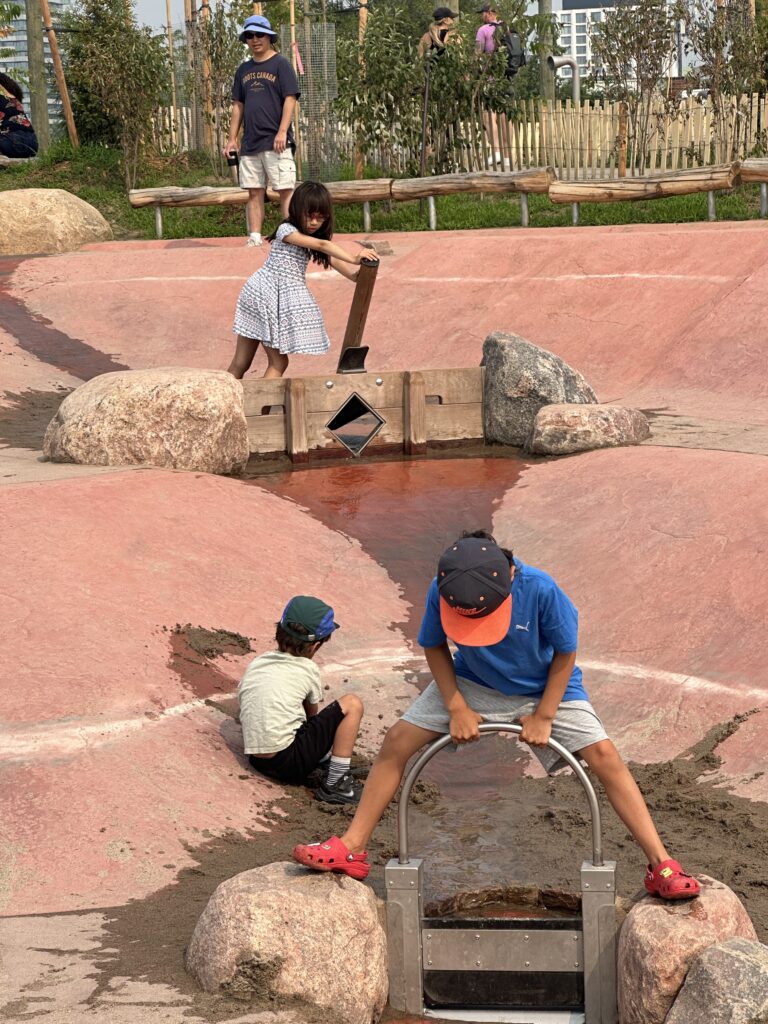 Parc Biidaasige, Port de Toronto, Embouchure de la rivière Don