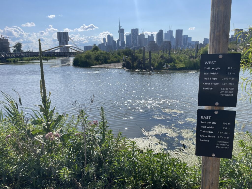 Parc Biidaasige, Port de Toronto, Embouchure de la rivière Don