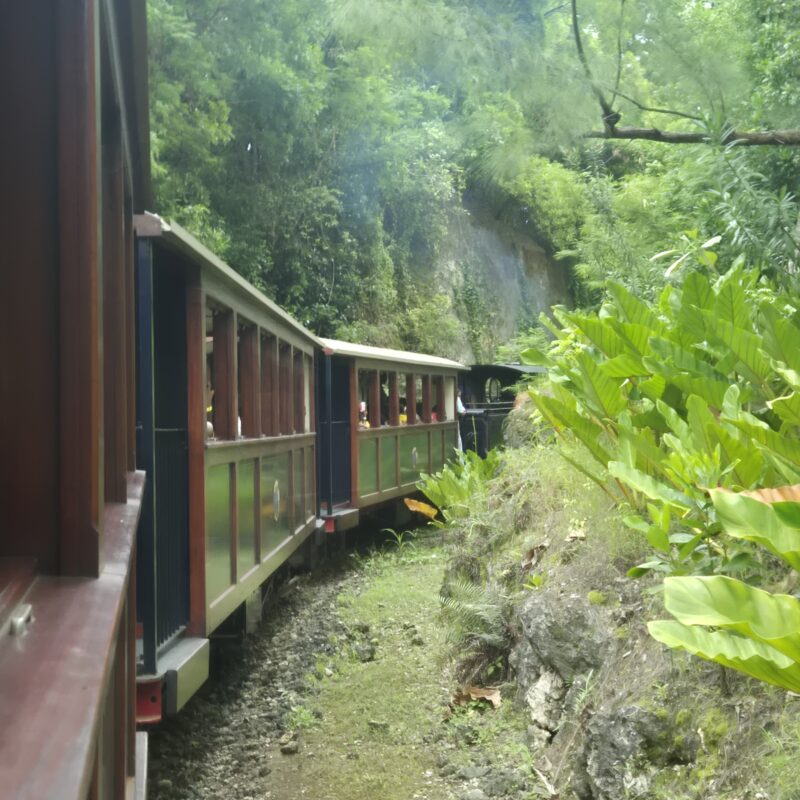 barbade Plantation Abbaye Saint Nicholas et son train a vapeur