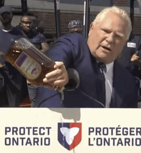 Doug Ford, Crown Royal, alcool