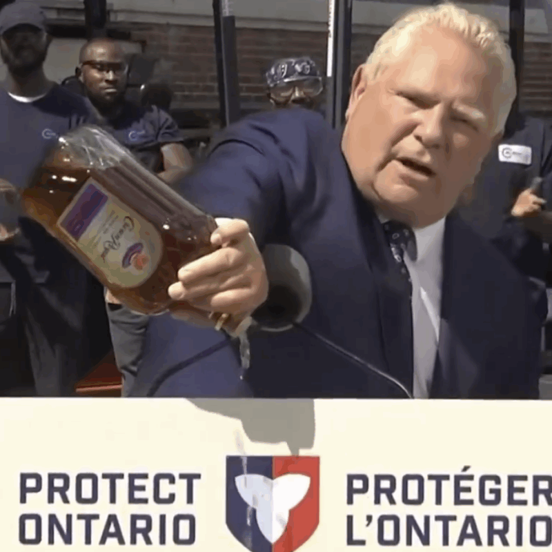 Doug Ford, Crown Royal, alcool