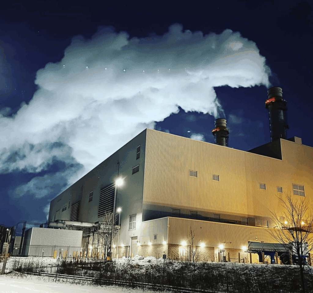 La centrale au gaz de Portlands