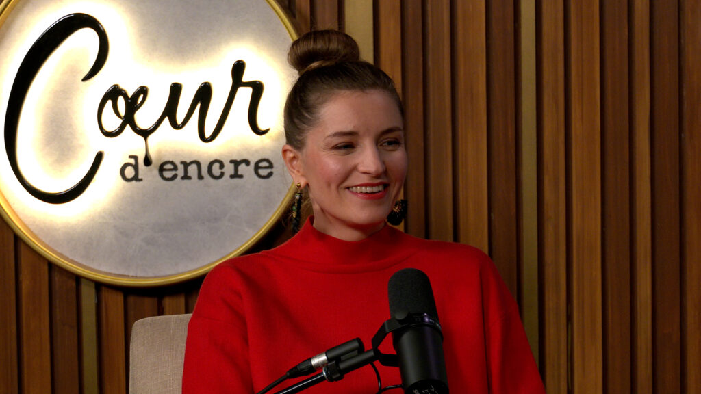 Marine Sibileau, animatrice de la série de balados littéraires Coeur d'encre à TFO.