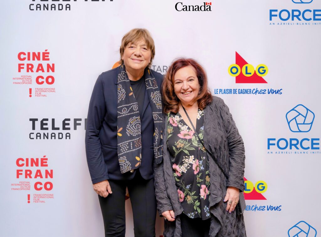 La réalisatrice Léa Pool et la fondatrice et directrice de Cinéfranco, Marcelle Lean.