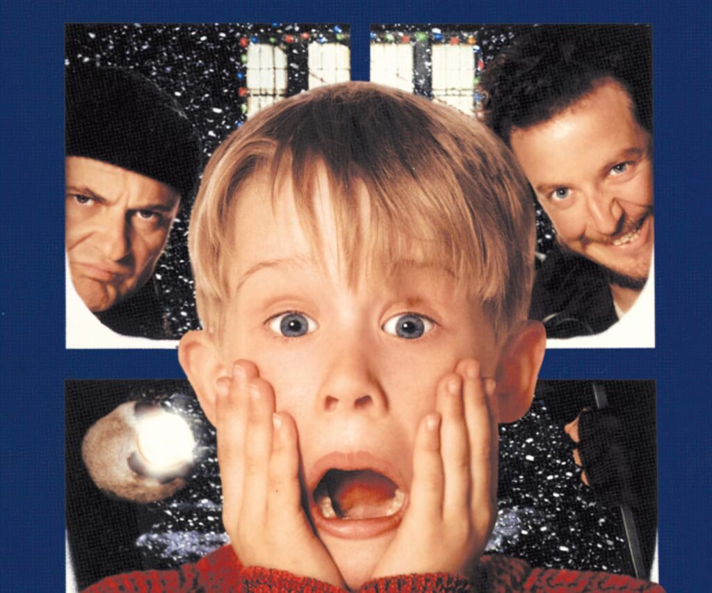 Affiche Home Alone, activité noel